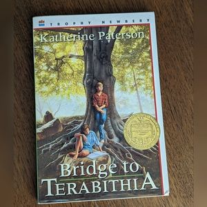 Bridge to Terabithia, Katherine Paterson, paperback, 1987 edition, Harper Trophy